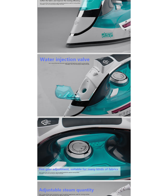 Ferro Da Stiro A Vapore 2000w Con Piastra In Ceramica Steam Iron Anticalcare         