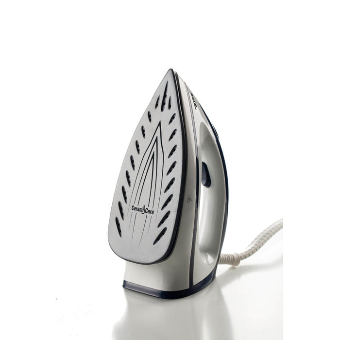 Ferro da Stiro a Vapore con Piastra Ceramica - Vapore Continuo 120 gr/min - 2400 Watt - Blu