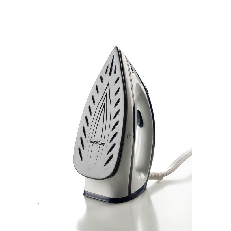 Ferro da Stiro a Vapore con Piastra Ceramica - Vapore Continuo 120 gr/min - 2400 Watt - Blu