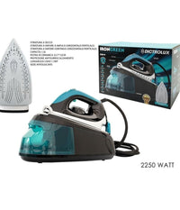 Ferro Da Stiro Con Caldaia A Vapore 2250w Piastra In Ceramica Funzione Autopulizia         