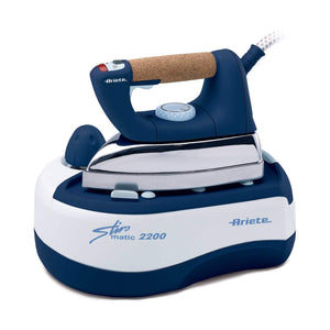 Ferro da stiro con caldaia - Piastra in alluminio - Manico in sughero - Vapore continuo 80g/min