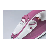 Ferro da stiro - Piastra in Acciaio Inox - Serbatoio 280ml - 2200W - Rosa