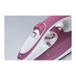 Ferro da stiro - Piastra in Acciaio Inox - Serbatoio 280ml - 2200W - Rosa