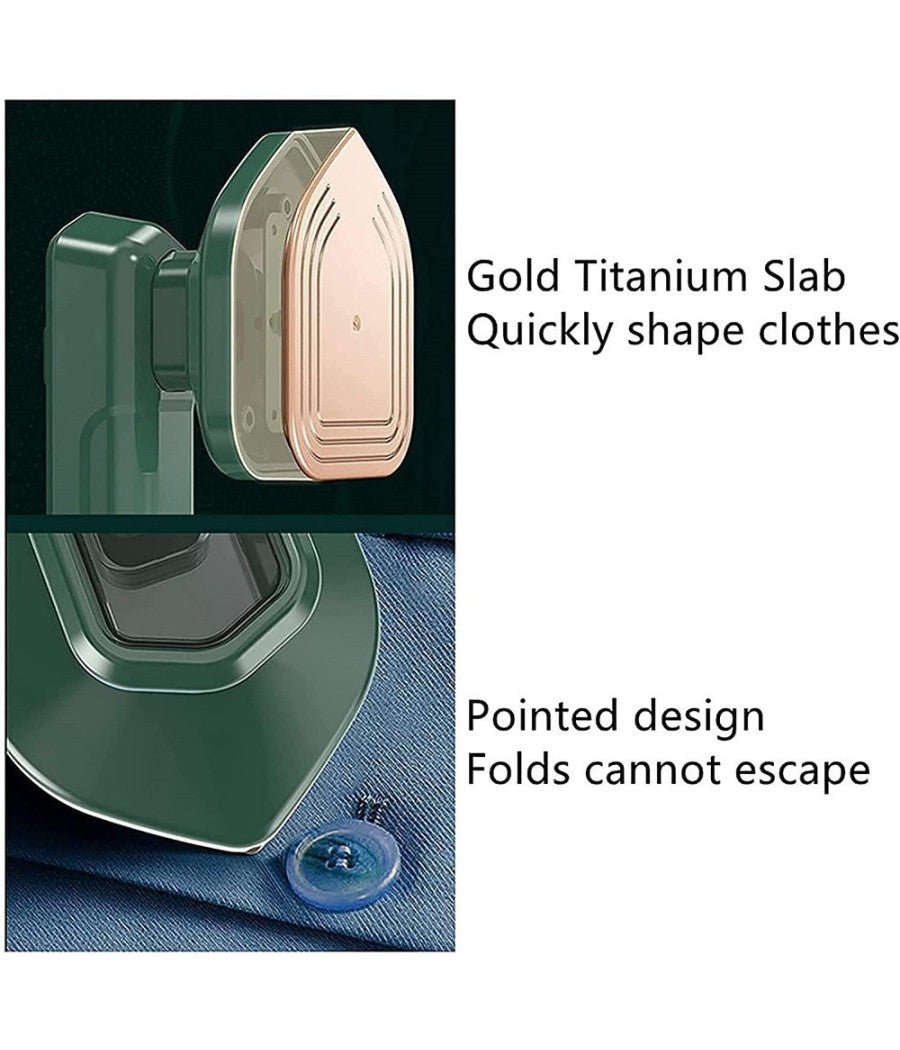 Ferro Da Stiro Professionale A Vapore Portatile Pieghevole Stiratura Casa Viaggi         
