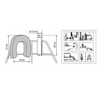 FERRO DI CAVALLO GONF.SENZA LUCE