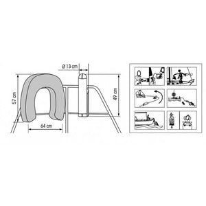 FERRO DI CAVALLO GONF.SENZA LUCE