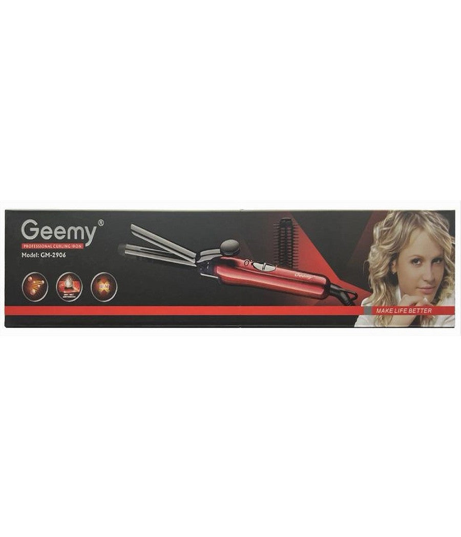 Ferro Piastra Arricciacapelli Professionale 2in1 Ricci Mossi Con Pettine Gm-2906         