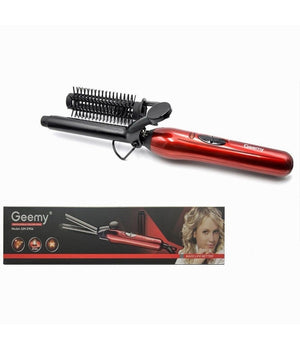 Ferro Piastra Arricciacapelli Professionale 2in1 Ricci Mossi Con Pettine Gm-2906         