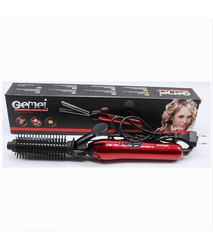 Ferro Piastra Arricciacapelli Professionale 2in1 Ricci Mossi Con Pettine Gm-2906         