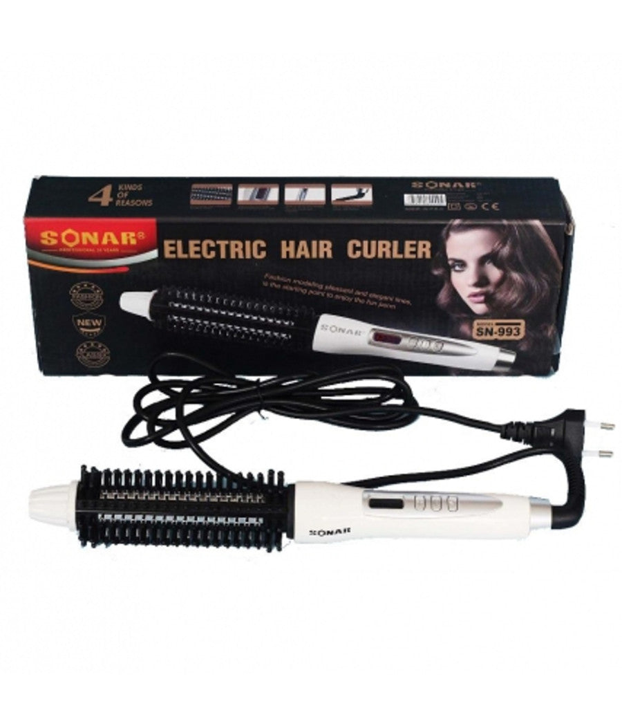 Ferro Spazzola Ad Aria Capelli Boccoli Arricciacapelli Onde Piega Ricci Piastra         