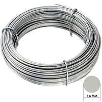 filo tensione zincato diametro matassa 1,5mm (100mt) cod:ferx.mi.156