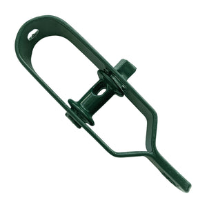 50pz tendifilo plastificato lunghezza mm 100 per paletto a t / tondo tenditore rete metallica pali per recinzione da giardino verde cod:ferx.mi.92.1.stock