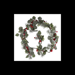 Festone campane rosso cm 150