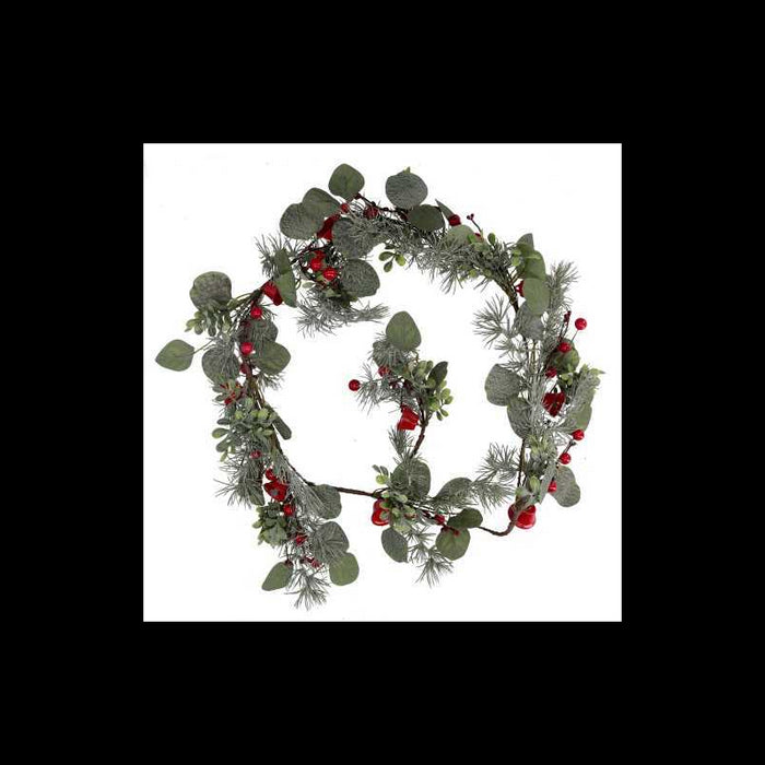 Festone campane rosso cm 150