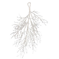 Festone plastica stelle argento cm 53