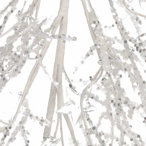 Festone plastica stelle argento cm 53