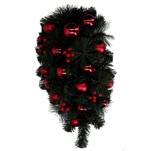 Festone sfere rosso cm 50