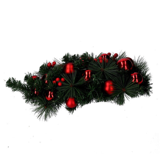 Festone sfere rosso cm 50