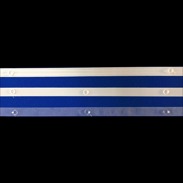 Fettuccia Trasparente per tende a pacchetto FET 014 - Natro MM 16 con anelli da cucire colore trasparente