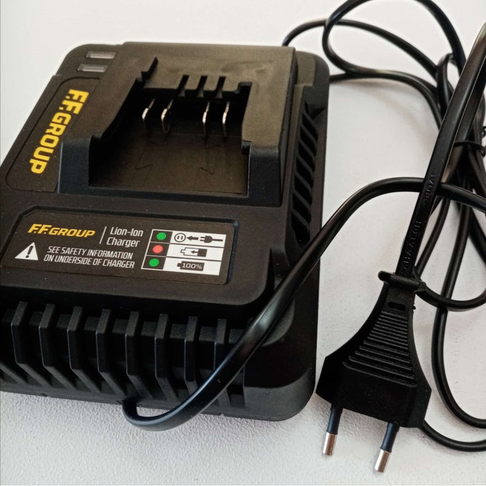 Ff-group ch 20v 3a caricabatterie universale per batterie ioni di litio