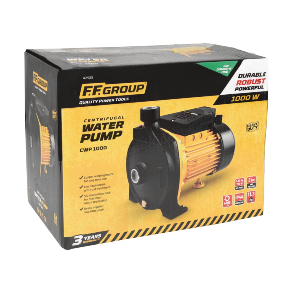 Ff-group cwp 1000 da 1hp elettropompa centrifuga di superficie