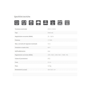 Ff-group dwm 161 easy saldatrice inverter mma 35-160a uso hobbistico