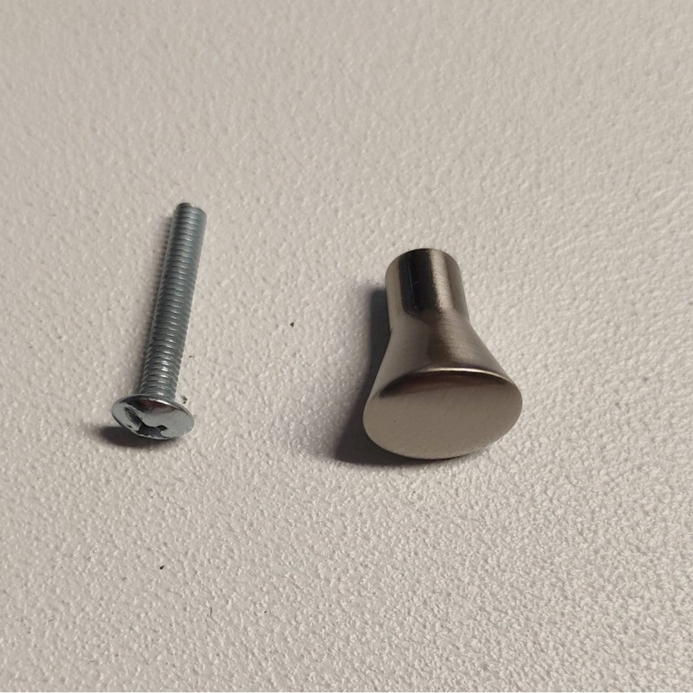 Ff group maniglia per mobili a cono colore nichel opaco