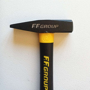 Ff group martello da 300gr per fabbro e meccanico manico fibra di vetro