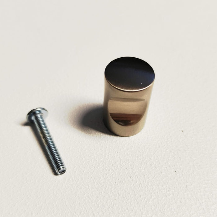 Ff group pomolo per mobili a cilindro colore nichel opaco