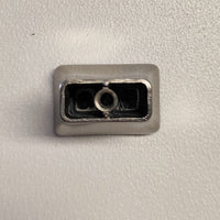 Ff group pomolo per mobili rettangolare colore nichel opaco