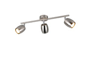 Faretto da soffitto a barra 3xGU10 argento NANCY RL