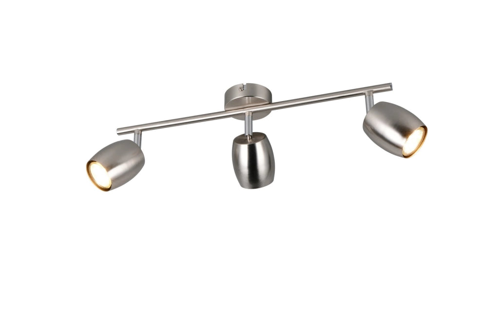 Faretto da soffitto a barra 3xGU10 argento NANCY RL