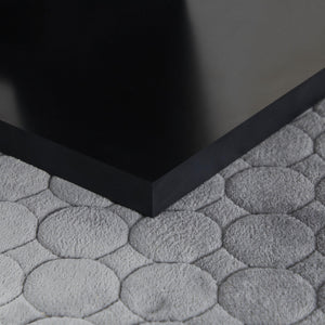 Tavolo da Pranzo per 4-6 persone 140x80x76 cm Piano Effetto Marmo