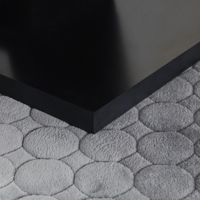 Tavolo da Pranzo per 4-6 persone 140x80x76 cm Piano Effetto Marmo