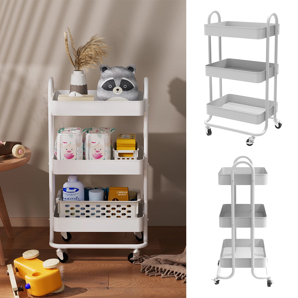 Vicco Contenitore a rotelle Bianco 45.9 x 78.7 cm