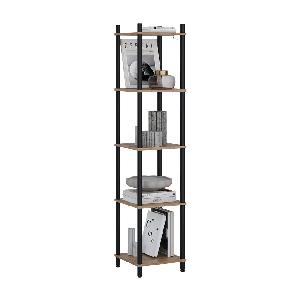 Vicco Libreria Quercia dorata/antracite 30 x 133 cm 5 ripiani