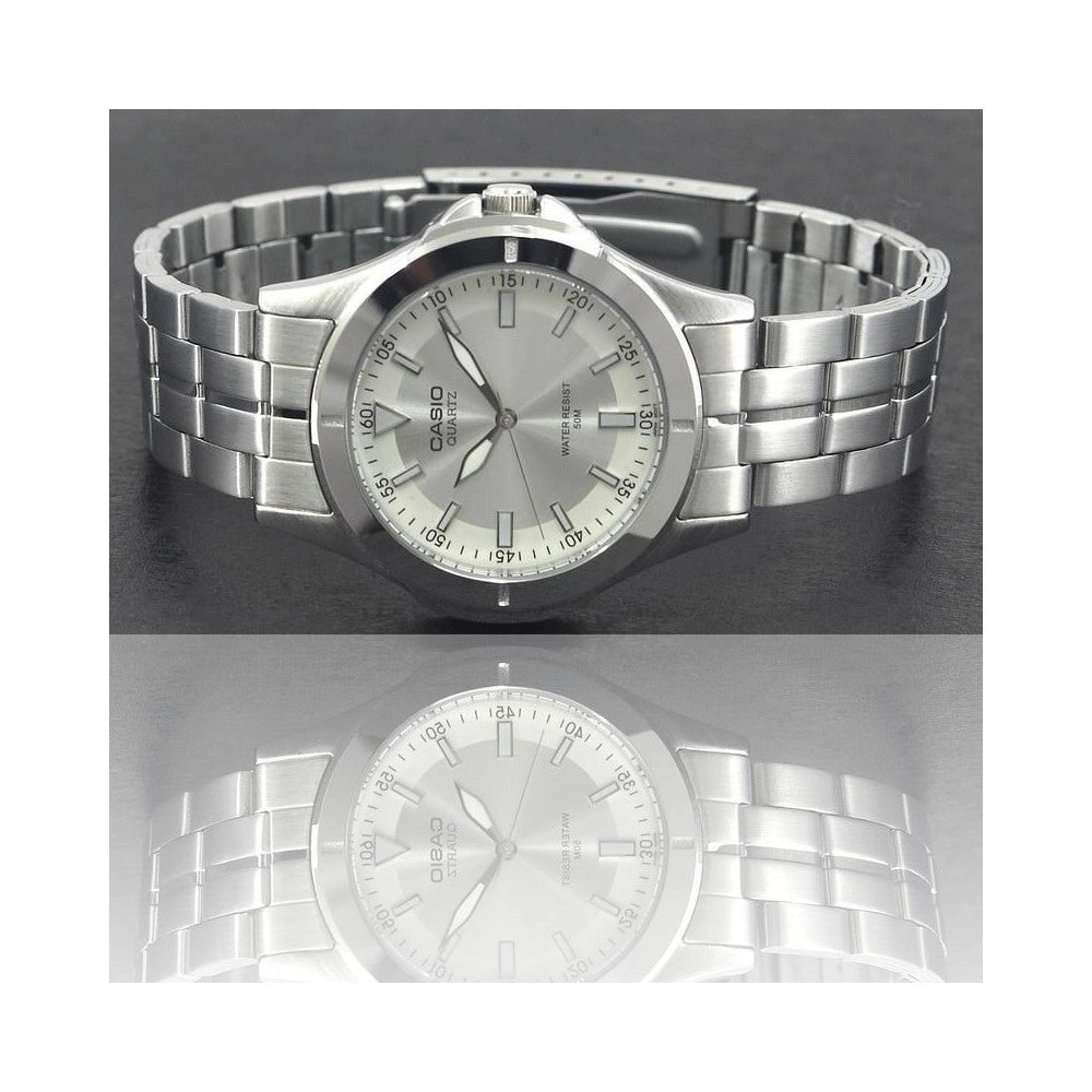 Trade Shop - Orologio Da Polso Casio Mtp-1214a-7avdf Analogico Uomo Acciaio Fondo Silver -