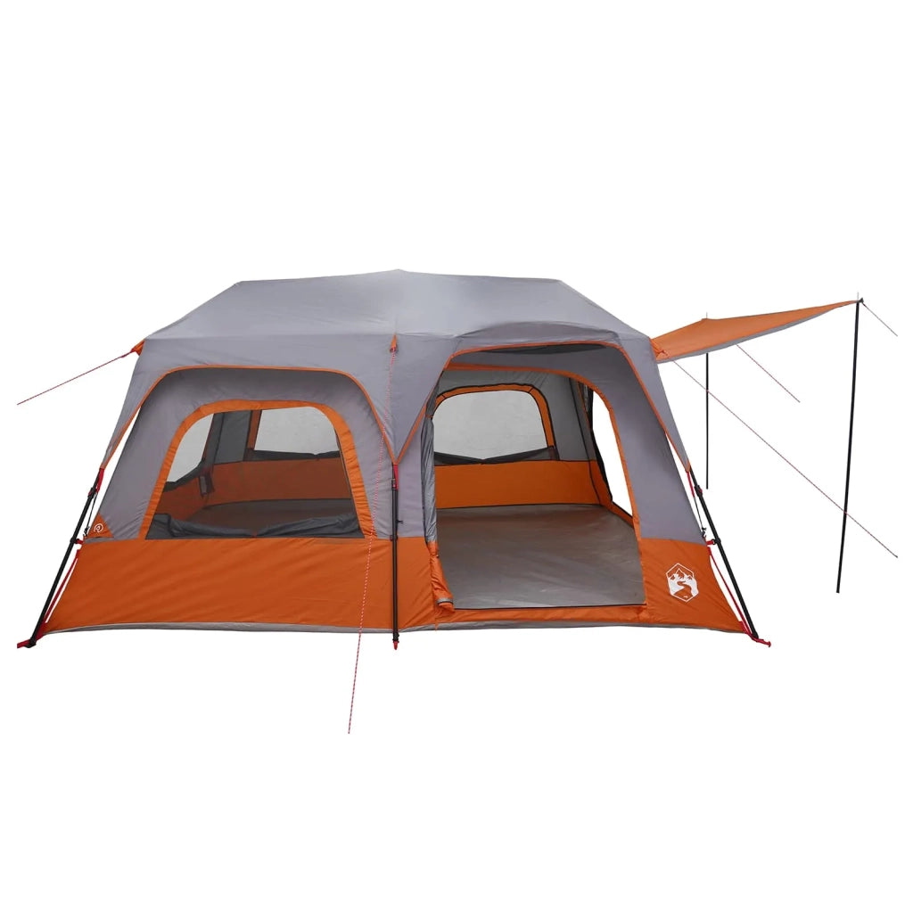 Tenda Istantanea Grigio e arancione 8 persone 42017486
