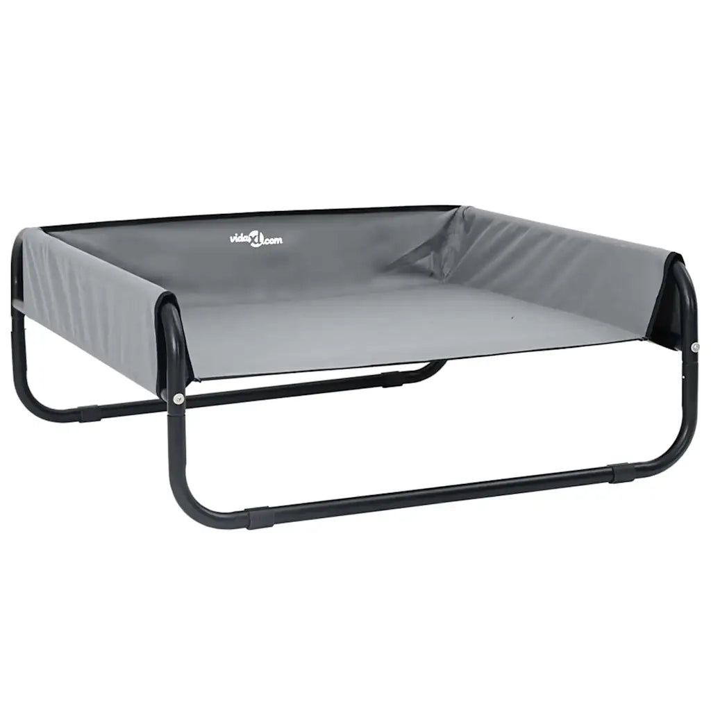 Letto per Cani Grigio chiaro 70 x 70 x 28,5 cm Acciaio CFW4898619