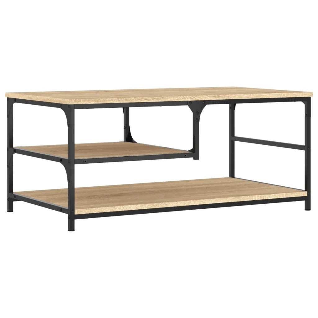 Tavolino da Salotto Rovere Sonoma 90x49x40 cm Legno Multistrato 835310
