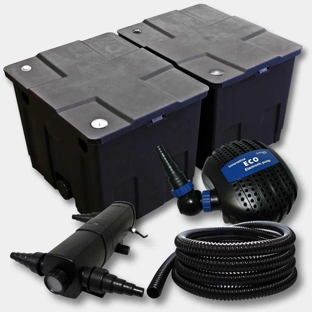 Kit di filtrazione per laghetto Bio Filter da 60000 l con pompa Eco UVC da 36 Watt 4216507