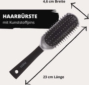 Spazzola per capelli con punte di plastica arrotondate per lo stile quotidiano