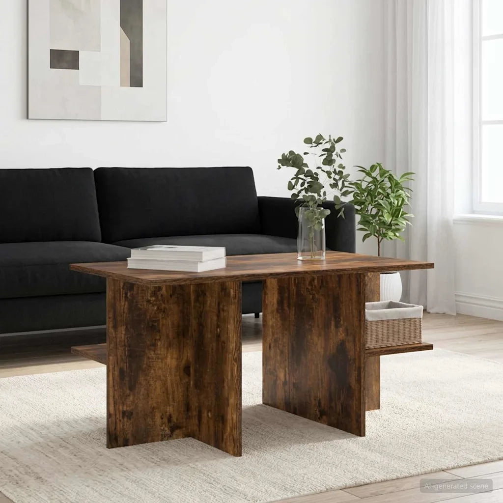 Tavolino da salotto Quercia Affumicata 87 x 50 x 45 cm 8001059