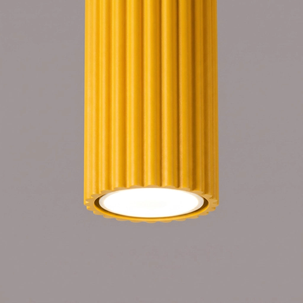 Plafoniera KARBON 10 giallo