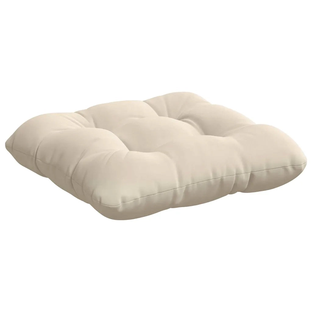 Cuscini per Seduta 4 pcs Beige 45 x 45 cm Tessuto in Microfibra