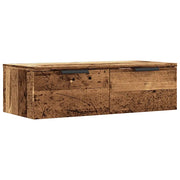 Armadietto a Muro | Mobile a Parete Legno Antico 68x30x20 cm in Legno Multistrato