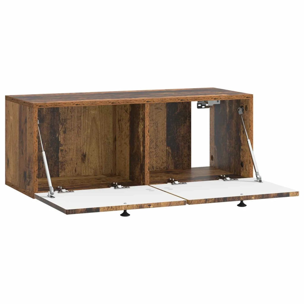 Mobile Porta TV da Muro Legno antico 78,5 x 31 x 30 cm