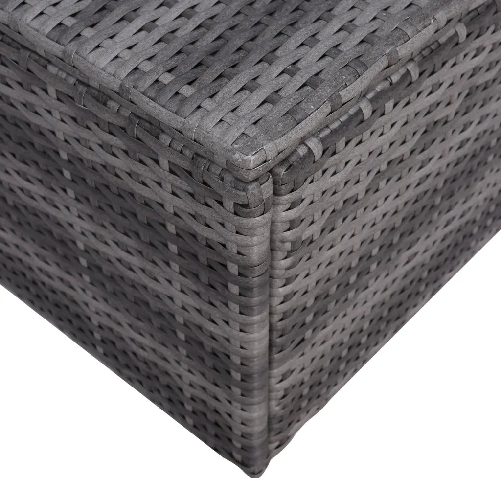 Set Divani da Giardino 9 pz con Cuscini in Polyrattan Grigio 3059491