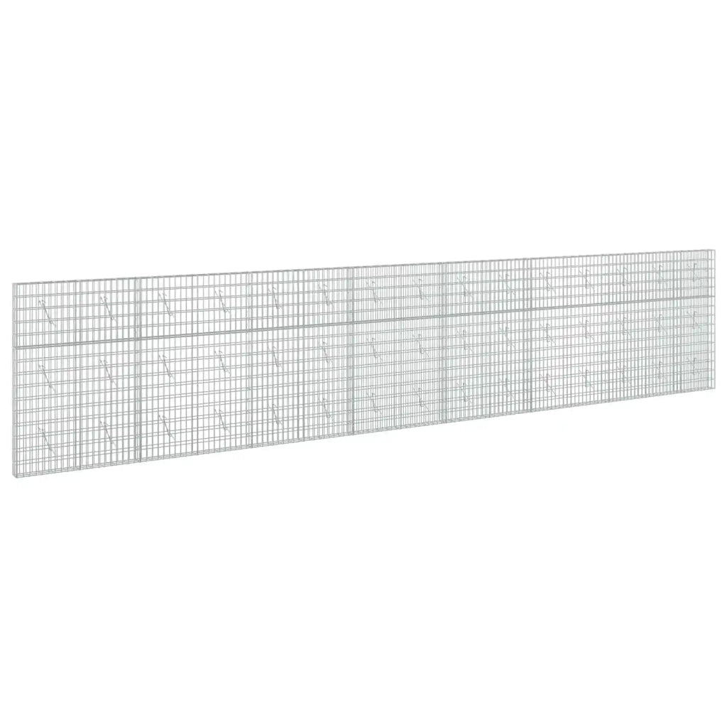 Gabione con Filo da 3,5 mm e Rete da 5x10 cm 750x10x150 cm 3462561