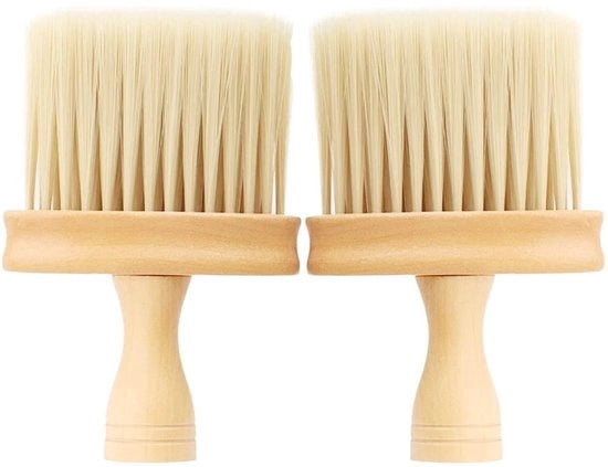 Set di Spazzole Professionali a Due Pezzi - Spazzola per Capelli morbida - Manico Ergonomico in Legno - Leggera - Per Uso Professionale in Salone di Bellezza - Spazzola per Capelli